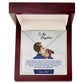 To My Daughter, You_ll Always Be My Baby Girl - Love Knot Necklace