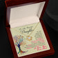 To My Beautiful Daughter, You Are Special To Me - Love Knot Necklace